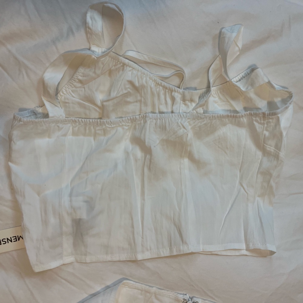 Commense White Two-Piece Set - Picture 11 of 12